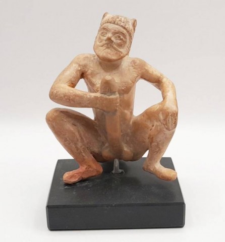 B - ARCHEOLOGIA -  - Scultura Greco-Etrusca  �Priapo�. Terracotta,  V sec. a.C. 