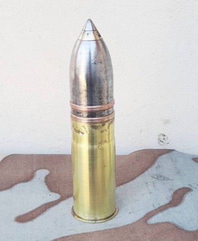 F - ARMI DISATTIVATE -  - FR   PROIETTILE  da CANNONE  37 x 85 mm. 