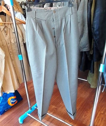 I - MILITARIA STORICA -  - REI-RSI     PANTALONI  UFF.  DIRITTI GABARDINA  II GM. 