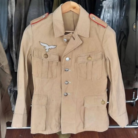 I - MILITARIA STORICA -  - LW-DAK   GIACCA  TROPICALE  M.36  TRUPPA  ART.