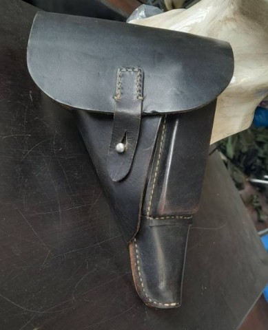 I - MILITARIA STORICA -  - WH-SS   FONDINA   WALTHER P.38 MORBIDA  �P.38  jwa 43�  +  SERBATOIO  (WaA).