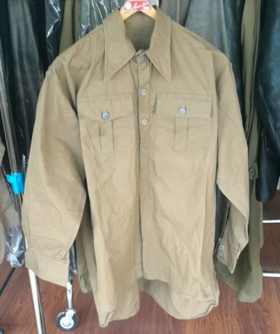 I - MILITARIA STORICA -  - HEER- DAK    CAMICIA  2 TASCHE � 4 BOTTONI.   COTONE PESANTE.