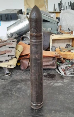 F - ARMI DISATTIVATE -  - WH   PROIETTILE  FLAK.38  37 mm. Perforante.