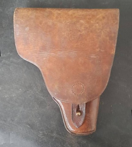 I - MILITARIA STORICA -  - GB    FONDINA  x  PISTOLA  SEMIAUTO WEBLEY M.1910.