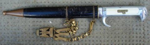  -  - PUGNALE M.V.S.N. M.37 CONSOLE GENERALE + SOSPENSIONI