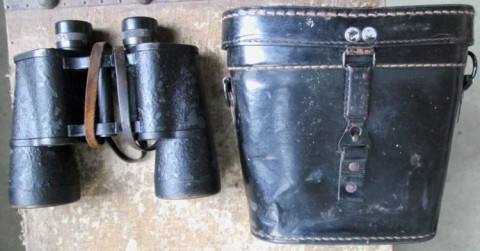 I - MILITARIA STORICA -  - WH Art.  Dienstglas  10x50  +  CUSTODIA