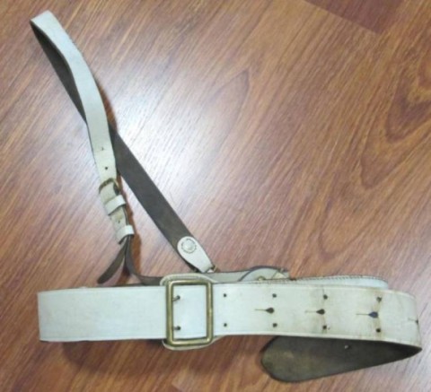 I - MILITARIA STORICA -  - R.A.  CINTURONE  UFF. GEN.  CON SPALLACCIO  x  TENUTA ESTIVA