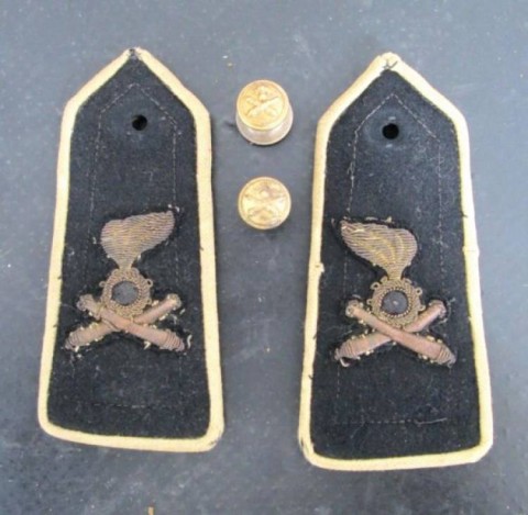 I - MILITARIA STORICA -  - REI-AI  SPALLINE ARTIGLIERIA DA CAMPAGNA
