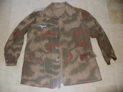 I - MILITARIA STORICA -  - LW  GIACCONE  FD  MIMETICO  2 TASCHE