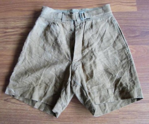 I - MILITARIA STORICA -  - LW-FJ  DAK  PANTALONI CORTI COTONE
