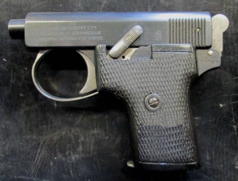 E - ARMI ATTIVE -  - PISTOLA Webley & Scott   M.1906  Cal.6,35