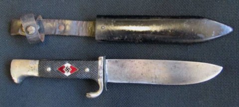 D - ARMI BIANCHE -  - COLTELLO  HJ  C/MOTTO