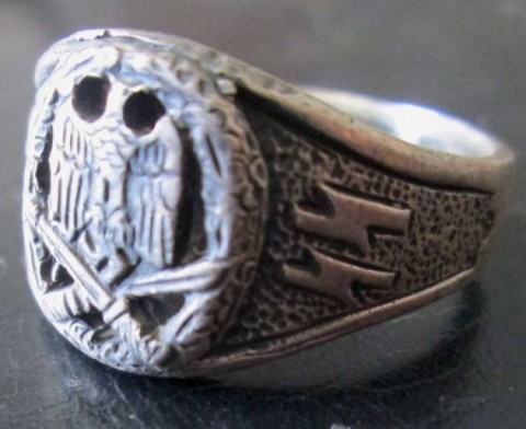 I - MILITARIA STORICA -  - ANELLO  SS  PER ASSALTATORI  (Copia)