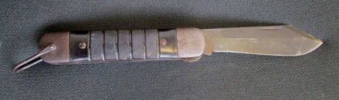 D - ARMI BIANCHE -  - PUGNALE USN Survivol Piloti + Custodia