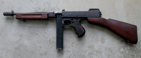 F - ARMI DISATTIVATE -  - THOMPSON M.1928 A1 (3)	scarr.