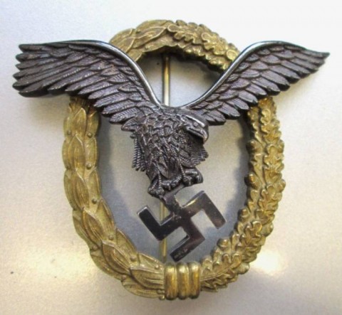 I - MILITARIA STORICA -  - BREVETTO LW  PILOTA-OSSERVATORE (3)