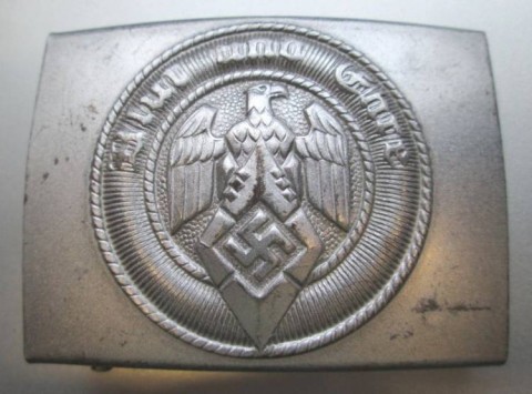 I - MILITARIA STORICA -  - FIBBIA  HJ    Ferro Verniciato  �RZM  M4/24�