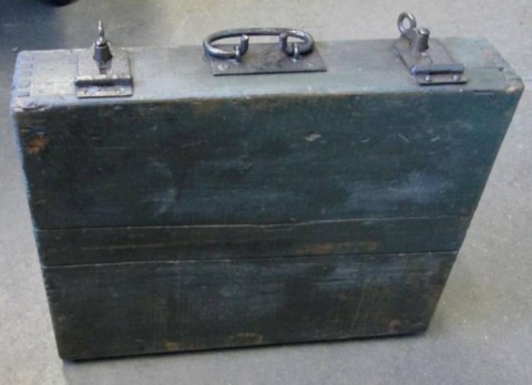 I - MILITARIA STORICA -  - REI  CASSETTA LEGNO/METALLO PORTKIT PULIZIA  x BREDA 37