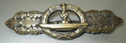 I - MILITARIA STORICA -  - KM � U-BOOTFRONTSPANGE IN BRONZE