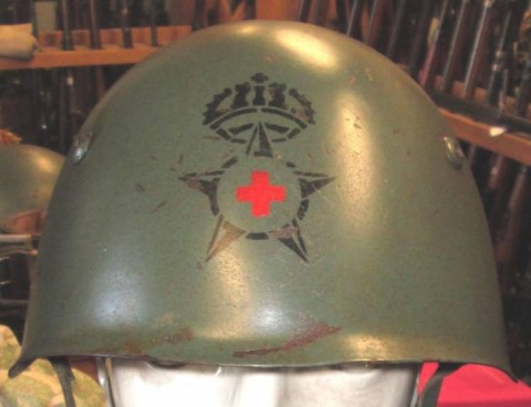 I - MILITARIA STORICA -  - ELMETTO  M.33  FREGIO SANITA� (1)