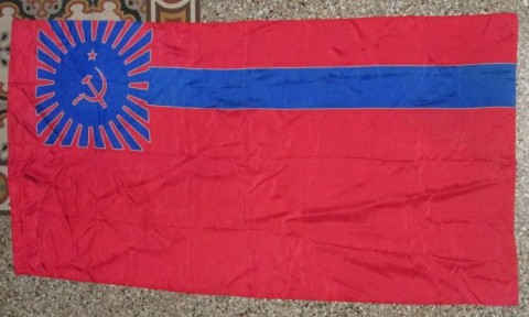 I - MILITARIA STORICA -  - URSS   BANDIERA COMBAT  REP. SOC. SOV. DELLA GEORGIA  cm. 170x90