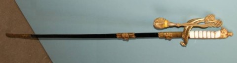 D - ARMI BIANCHE -  - RM  SPADA Uff.  INCISA  V.E.III  	LIBERA VENDITA	