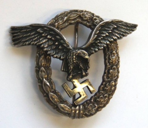 I - MILITARIA STORICA -  - LW BREVETTO PILOTA �G.H.Osang Dresden�