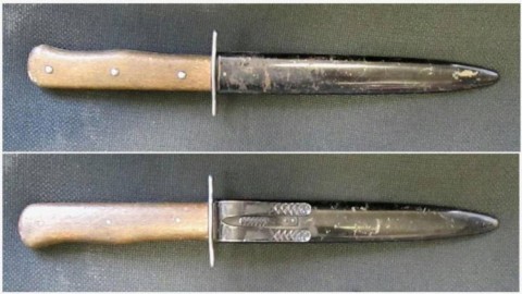 D - ARMI BIANCHE -  - KAMPFMESSER  M.42  LW/SS (1)