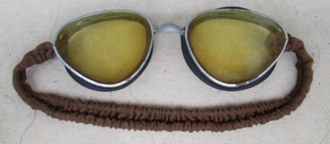 I - MILITARIA STORICA -  - REI  OCCHIALI MOTOCICLISTA/CARRISTA M.42.