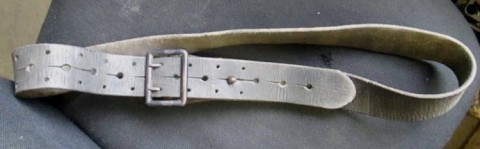 I - MILITARIA STORICA -  - RSI   CINTURONE UFF. CUOIO VERDE II GM.