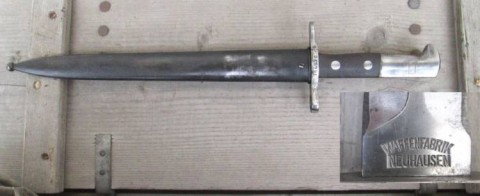 D - ARMI BIANCHE -  - BAIONETTA SCHMIDT-RUBIN MOD.1918.					100,00