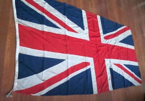 I - MILITARIA STORICA -  - GB  BANDIERA �UNION JACK�,  1^ META� �900,   cm. 270x130 ca.