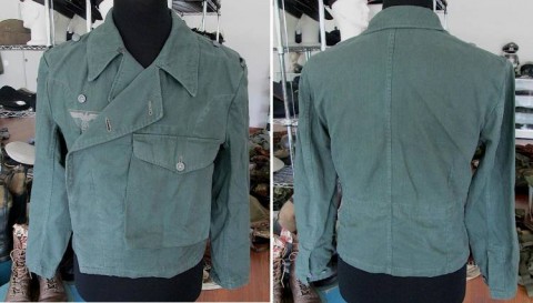 I - MILITARIA STORICA -  - HEER  GIACCHINO M.44 SEMOVENTI IN FISCHGRATENSTOFF.