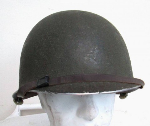 I - MILITARIA STORICA -  - USA  ELMETTO M.1  GANCI FISSI  II GM  -  LINER �ST-CLAIR�.