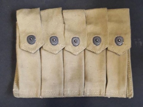 I - MILITARIA STORICA -  - GIBERNA TELA PORTACARICATORI  x THOMPSON (2).