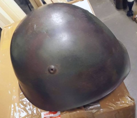 I - MILITARIA STORICA -  - RSI  ELMETTO  M.33  MIMETICO DIV. LITTORIO.