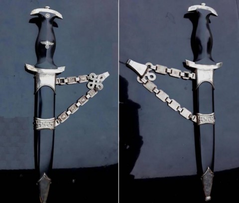 D - ARMI BIANCHE -  - DAGA SS  M.36  UFF.			 						4.800,00