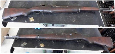 F - ARMI DISATTIVATE -  - FUCILE  GARAND M.1  SPRINGFIELD ARMOURY.  09.1944.