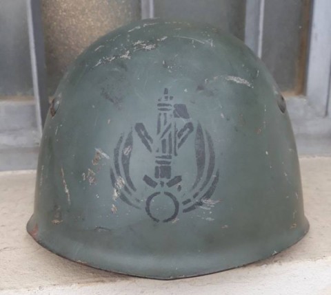 I - MILITARIA STORICA -  - ELMETTO  M.33  FREGIO MVSN / CCNN  Mod. 38	