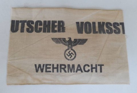 I - MILITARIA STORICA -  - FASCIA DA BRACCIO �DEUTCHER VOLKSSTURM  DER WEHRMACHT �
