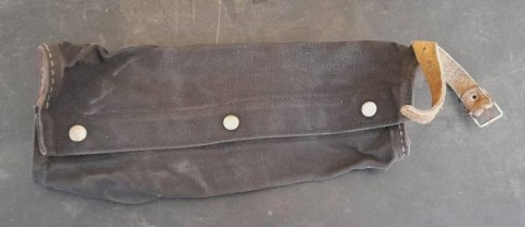 H - ACCESSORI -  - GB   COPRIOTTURATORE TELA NERA  x FUCILE ENFIELD.