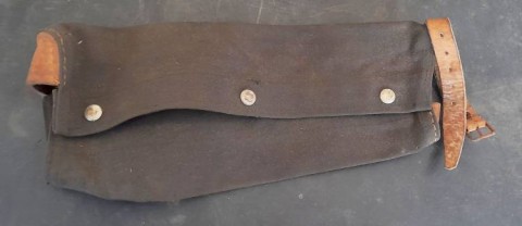 H - ACCESSORI -  - GB   COPRIOTTURATORE TELA NERA  x FUCILE ENFIELD (1)