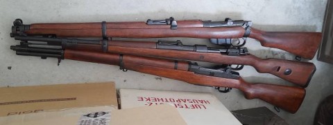 F - ARMI DISATTIVATE -  - FUCILI   MAUSER K09k � ENFIELD MKIII � GARAND M.1.