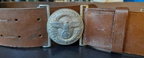 I - MILITARIA STORICA -  - NSDAP  CINTURONE LEITER	�RZM  M4/24�	