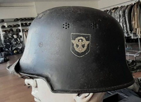 I - MILITARIA STORICA -  - ELMETTO M.34  SCHUTZ-POLIZEI BIFREGIO (2)