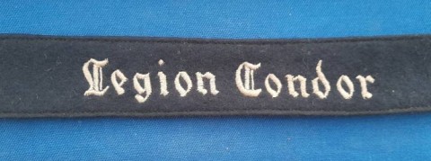 I - MILITARIA STORICA -  - LW   FASCETTA DA MANICA  �LEGION CONDOR�.