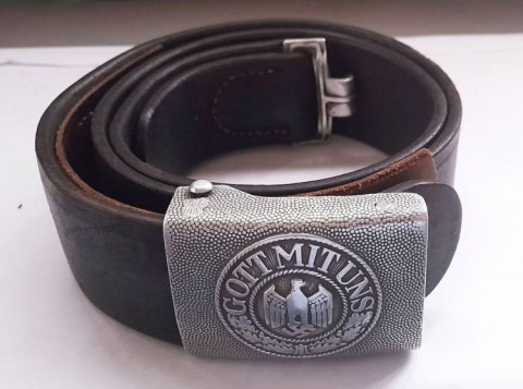 I - MILITARIA STORICA -  - HEER   CINTURONE TRUPPA  ALLUMINIO II Mod.