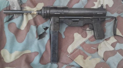 F - ARMI DISATTIVATE -  - US  M.3  GREASE GUN   Cal. 9mm  Parkerizzato (4).