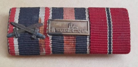 I - MILITARIA STORICA -  - BARRETTA ONOREFICENZE 3 NASTRINI.