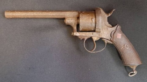 F - ARMI DISATTIVATE -  - REVOLVER AUSTRIACO TIPO  MONTENEGRO      CAL. 11